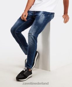 Zavetti Nederland | Zavetti Indigo alessandro renzardo slanke jeans ZNL48141