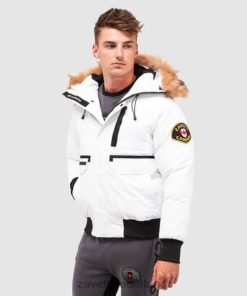 Zavetti Nederland | Zavetti abelli 2.0 bomberjack met capuchon wit alessandro ZNL48258