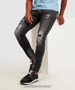 Zavetti Nederland | Zavetti acardi jeans zwarte wassing alessandro ZNL4860