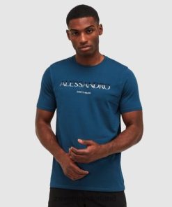 Zavetti Nederland | Zavetti alorta t-shirt alessandro blauw ZNL4877