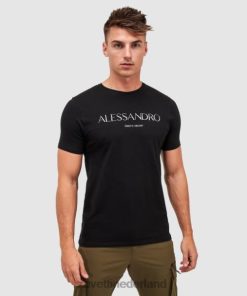Zavetti Nederland | Zavetti zwart alorta t-shirt alessandro ZNL484